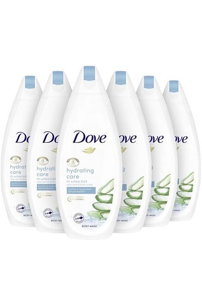 Dove Hydratin Care, gel de dus hidratant, 6 buc x 250 ml