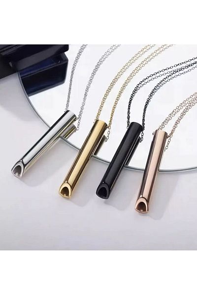 sulyra Meditation Panic Attack Relaxing Calming Steel Necklace