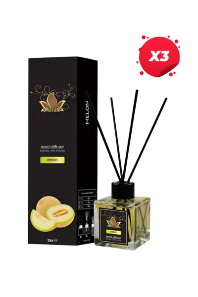 Mozaik Odorizant de cameră Mozaic Melon cu bețișoare, 100ml x3