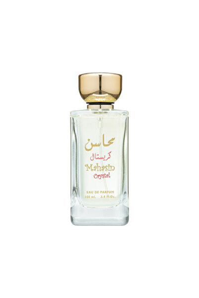 Lattafa perfumes بخاخ محاسن كريستال 100 مل مع مزيل عرق