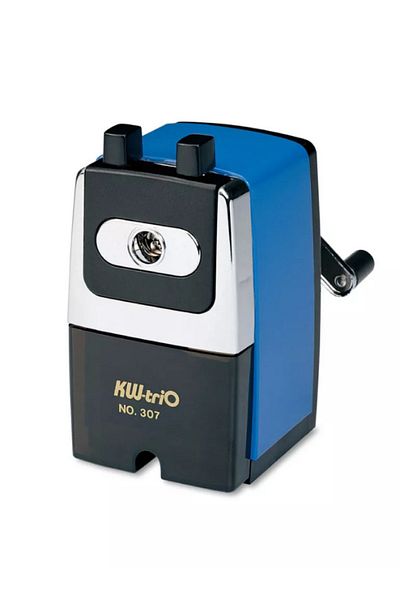 Kw-Trio Metal Desk Pencil Sharpener 0307A - Blue