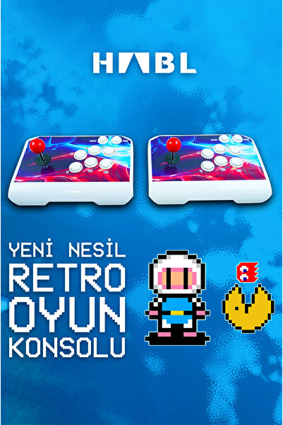 habl 2025 Retro Arcade Kablosuz Oyun Konsolu 42.000 Oyunlu Süper BoxOyun