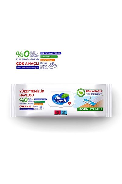 AKFRESH Ak Fresh Mopa Compatible Cleaning Towel Compatible for Tiles-Wooden Floor 48 Sheets Cleaning Towel