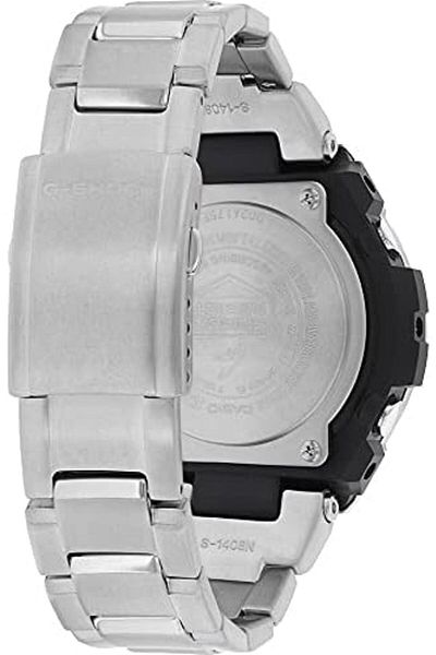 Casio Men's Quartz Watch, Analog Display, Stainless Steel Strap GST-B100-1AER