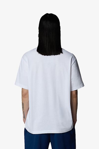 THE NORTH FACE Ανδρικό λευκό μπλουζάκι The Nort Face M Ss Dome Relaxed Pocket NF0A8C3PFN41