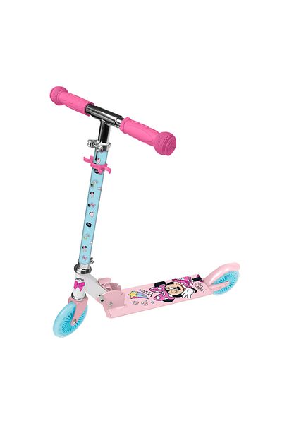 Seven Minnie 2-wheel foldable scooter, Disney Junior, 6+, pink, for children
