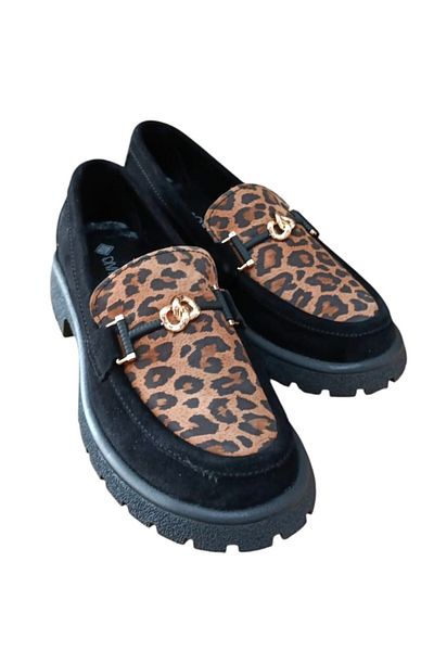 divadonnaa Divadonna 4270 Pantofi de damă din piele naturală leopard