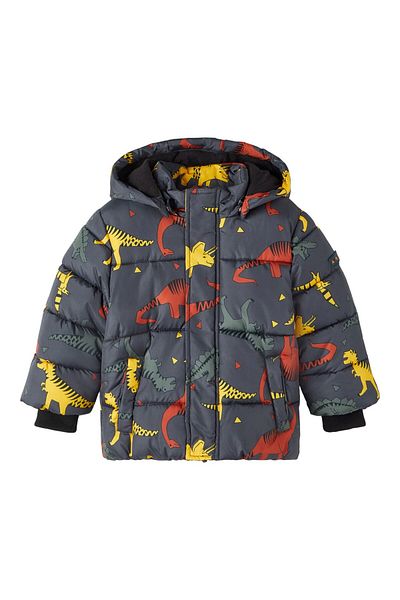 name ıt Name It Hooded Anthracite Boy's Puffer Coat 13218508
