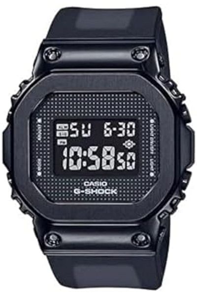 Casio G-Shock Watch - GM-S5600SB-1DR Black Dial, Black Band