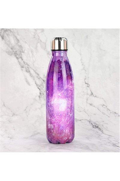 COOYA Stainless Steel Sports Water Bottle, Double-Layer Vacuum Insulation, 500ml, Suitable for Sports