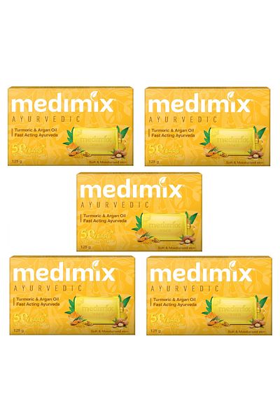 Medimix Ayurvedic Turmeric & Argan Oil Soap 5 x 125 g
