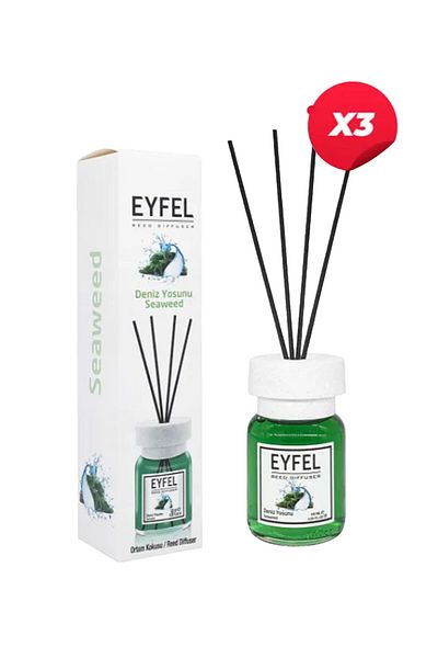 Eyfel Seaweed aroma room air freshener with sticks, 120ml X3