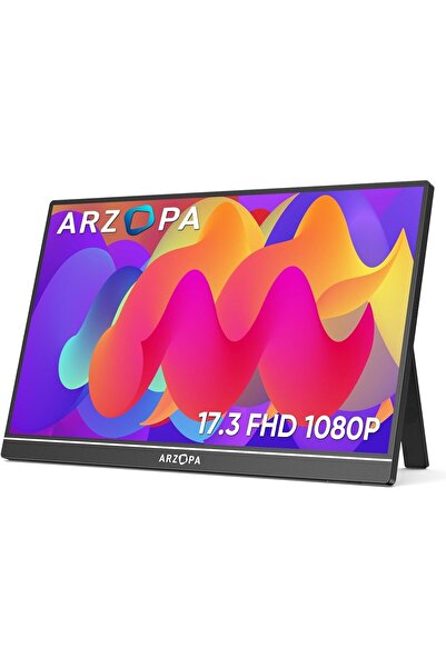 Arzopa A1M 17.3" Full HD 60Hz IPS Ultra İnce Taşınabilir Monitör