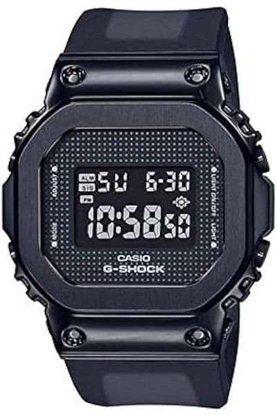 Casio G-Shock Watch - GM-S5600SB-1DR Black Dial, Black Band