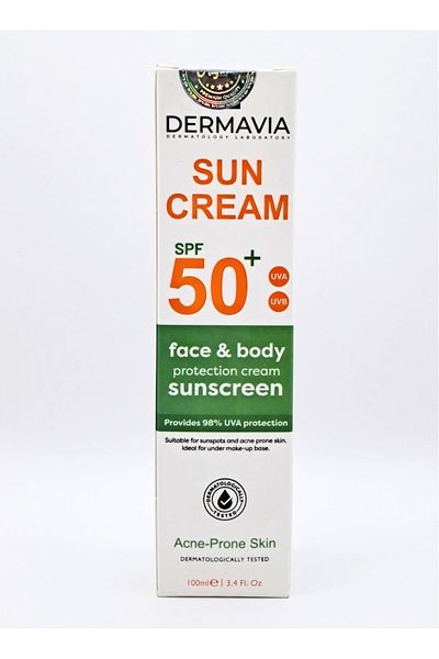 Dermavia Sun Cream Acne-Prone Skin Spf 50+ 100Ml