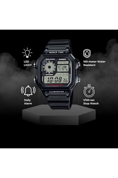 Casio Casio Men's Digital Dial Stainless Steel Band Watch