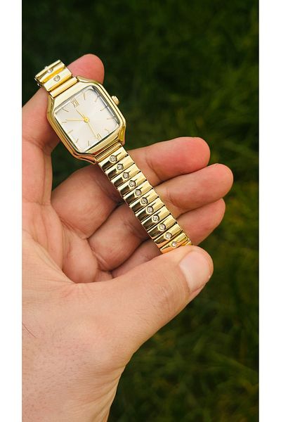 pullmarkt Stone Elegant Series - Complete Cord Stone String - Minimal Retro Women's Wristwatch