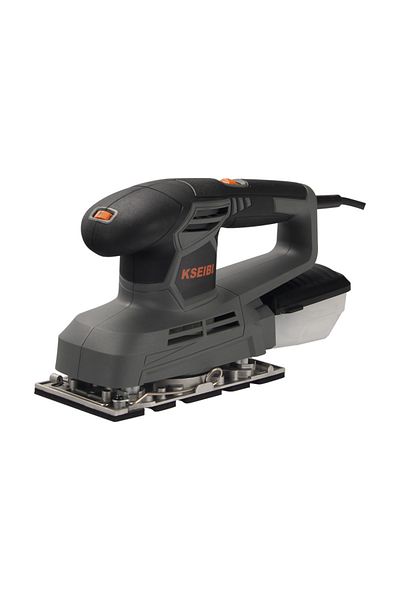 kseibi Finishing Sander 240W, 1/3 Inch for Woodworking, Electric Sander with 3Pcs Sandpapers, Planner
