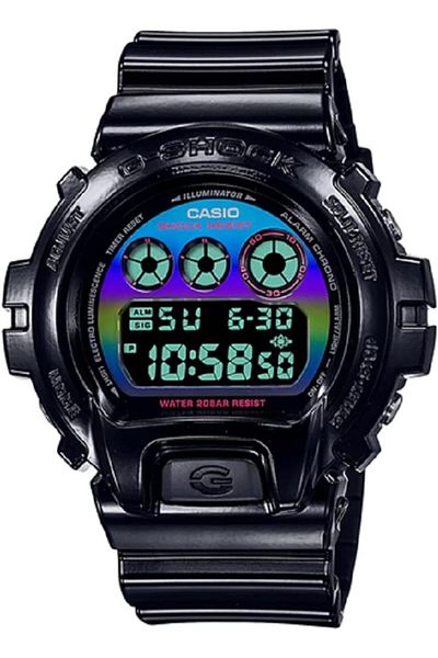 Casio G-Shock Watch - DW-6900RGB-1DR Black Dial, Black Band