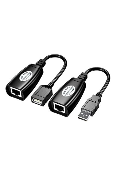 Genel Markalar H-608EH USB RJ45 50 Metre Uzatma Kablosu Extender CAT5/CAT5E/CAT6/CAT7