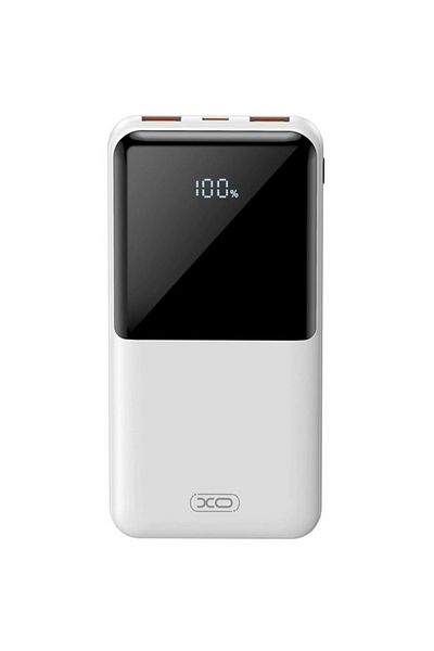 REDz Accessories External Battery XO-PR205, 10,000mAh Battery, 2 x USB + 1 x Type-C, LED Display, Black
