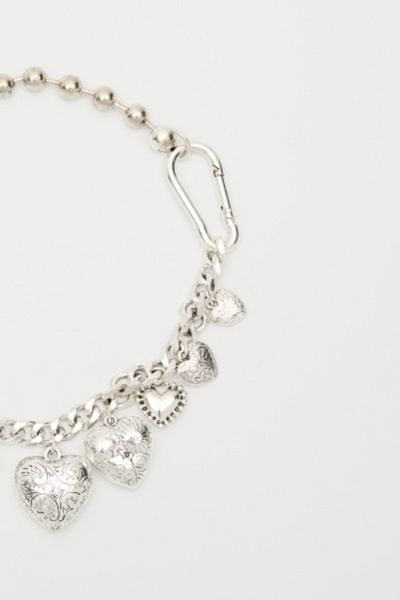Manuka Heart Charmli Chain Necklace Silver