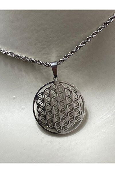 Passionis Jewelry Çelik Yaşam Çiçeği Kolye