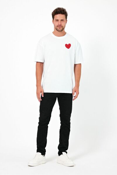 Windy Island Мъжка тениска с принт на велосипедна яка