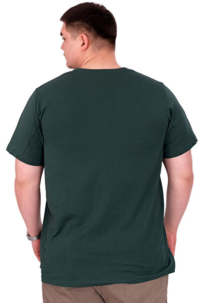 ModeXL Ανδρικό μπλουζάκι με λαιμόκοψη σε σχήμα V MEMORIES U24055 Nefti