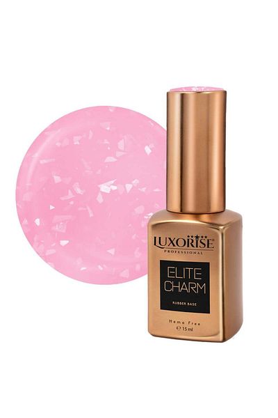 LUXORISE Bază de cauciuc Hema Free Elite Charm - Coral condimentat 15ml