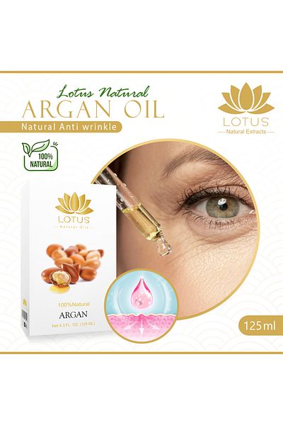 Lotus Natural oils - Fragrance ( Argan oil 125 ml )