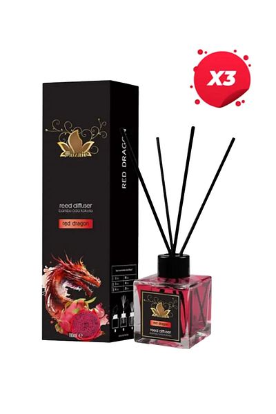 Mozaik Mozaic Red Dragon room air freshener with sticks, 100ml X3