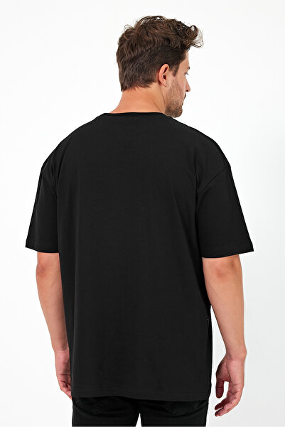 Windy Island Мъжка тениска с принт на велосипедна яка