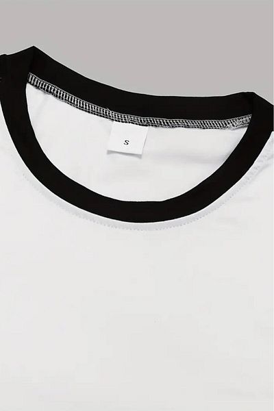 Oksit Ανδρικό μπλουζάκι Lima Slim Fit Lycra με εύκαμπτο ώμο και ρίγες στα μπράτσα