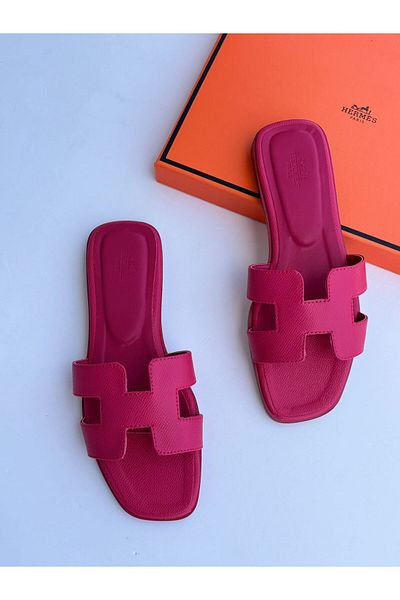 Hermes Hermès Oran Sandals – Women's Summer Leather Slides | Luxury Designer Slippers