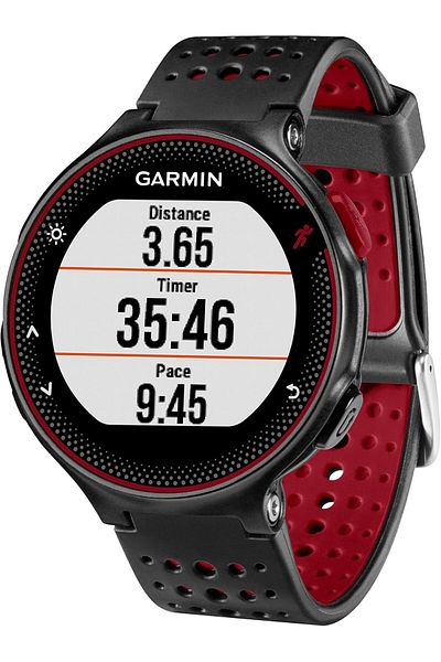 Garmin Forerunner 235, GPS Running Watch, Black/Red
