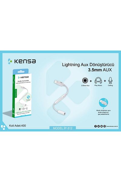 VONK Ip-512 Lightning Aux Converter