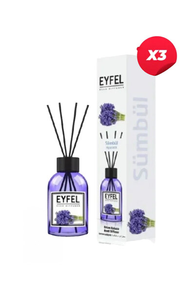 Eyfel Set 3 bucati - Odorizant de cameră cu bețișoare și aromă de zambilă 120ml
