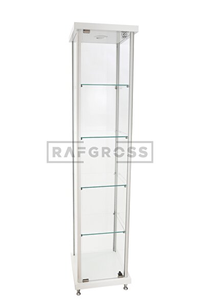 RAFAX Kurulu Teslimat, 40x40xh175,camlı Dolap, Camlı Vitrin, Teşhir Koleksiyo...