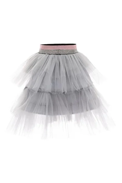 Pinolini Gray Tulle Skirt