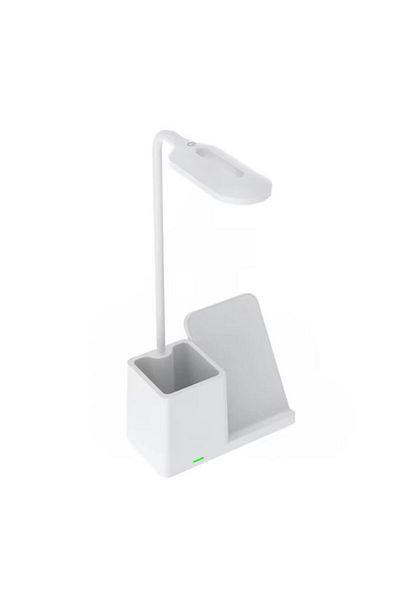 REDz Accessories 10W Wireless Charging Lamp, Pen Holder, Model G-N16, 3 Light Modes, White