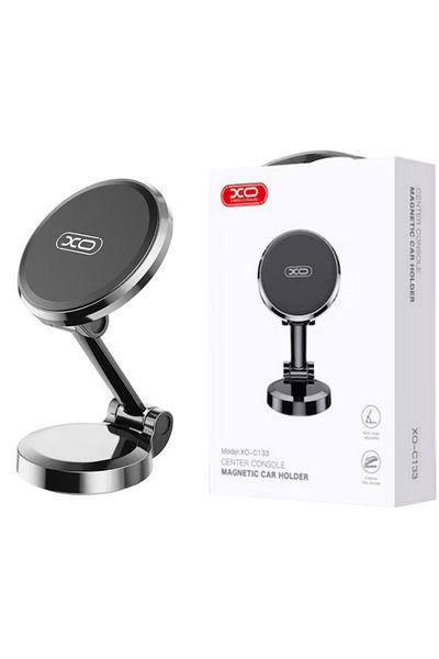 REDz Accessories Suport auto magnetic, XO-C133, montare pe bord cu adeziv, rotativ, universal, negru