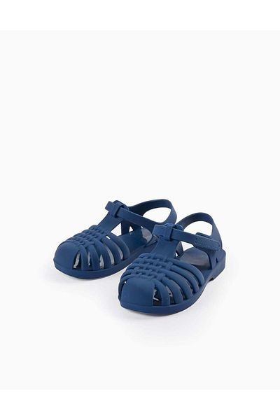 Ziddy Rubber Sandals for Baby Boy 'Jellyfish', Dark Blue