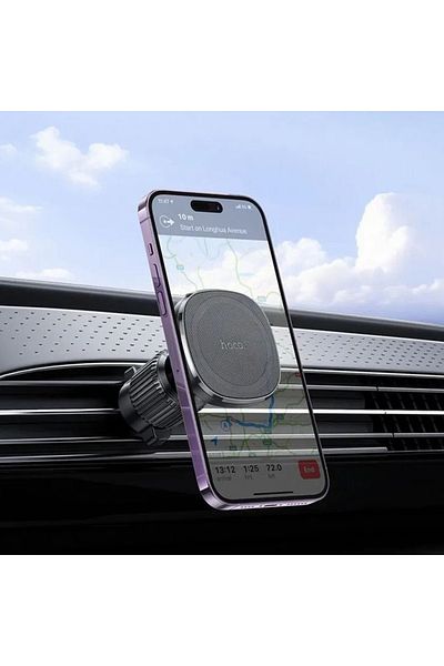 REDz Accessories Suport MagSafe, Grilă de ventilație, Hoco H34, Rotativ, Compatibil cu Apple, Negru
