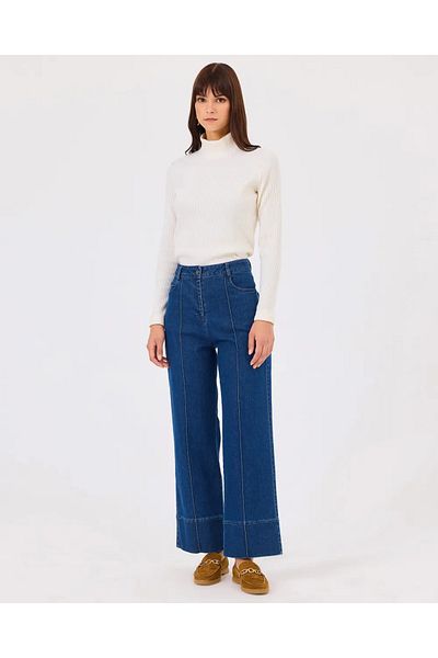 SCL Women's Buttoned Pocket Detailed Jean Trousers 10002422211002