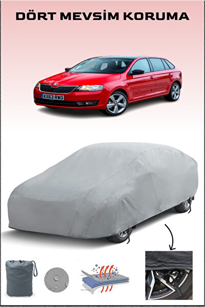 Breen غطاء سيارة متوافق مع Skoda Rapid Spaceback، مشمع تلقائي، خيمة سيارة، مق...