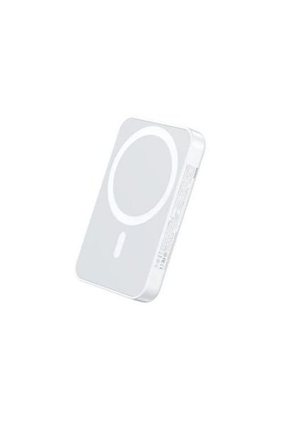 REDz Accessories Remax External Battery, Magsafe, 10,000mah, Wireless Charging, Fast Charge, 15w, White
