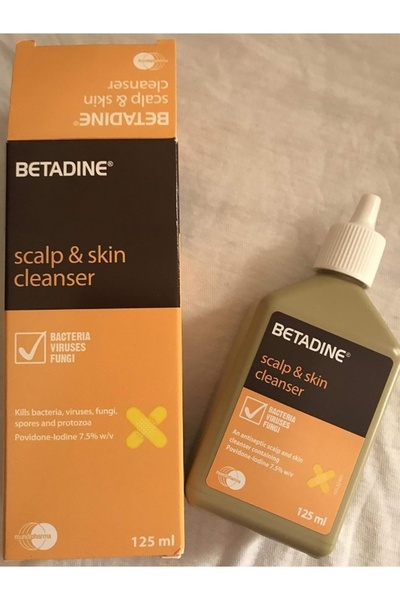 BETADINE منظف فروة الرأس والبشرة (125 مل)