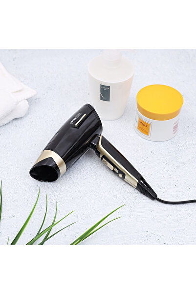 KRYPTON Powerful Hair Dryer – 2 Speed, 2 Heat, Cool Shot, Concentrator & Travel-friendly Design