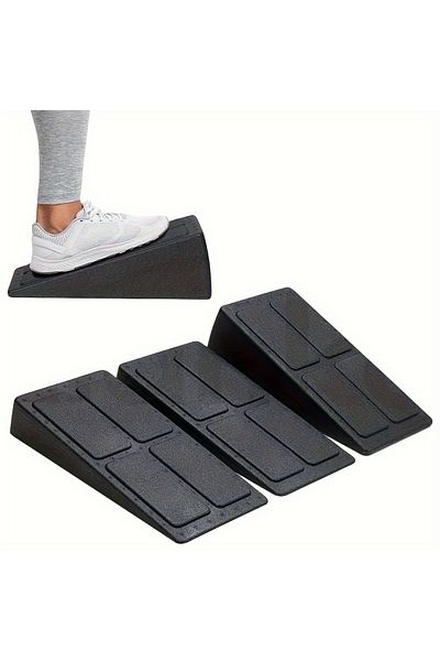Choice black EPP Stretcher Board Adjustable 3-piece Yoga Exercise Pedal Stretch Squat Leg Training Oblique